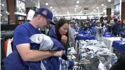 Dodger fans snag World Series gear at Dick's Sporting Goods ahead of victory parade