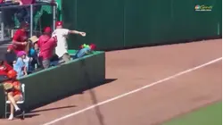 Exceptional dad reflexes on display