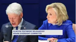 House panel releases videos of Bill and Hillary Clinton answering questions about Epstein