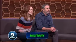 Nico Santos and Melissa Peterman vs. Marcia Cross and Caroline Rhea