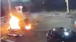 VIDEO: Montgomery County man charged with child sex assault plows through gas station as he tries to evade authorities