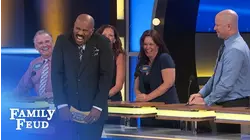 Tarzan's reaching for his WHAT??!! | Family Feud