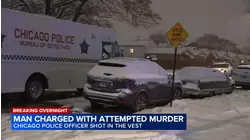 1 charged after officer shot in vest, 2 others wounded in Morgan Park