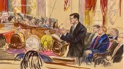 Justices weigh birthright citizenship as Trump looks on during Supreme Court visit