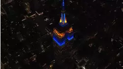Empire State Building lit to honor 50th anniversary of 'Good Morning America'