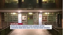 Man shot inside Bay View Houses apartment building in Canarsie; gunman still on the run