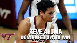 Virginia Tech's Keve Aluma Dominates UVA In Win
