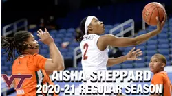 Aisha Sheppard 2020-21 Regular Season Highlights | Virginia Tech Guard