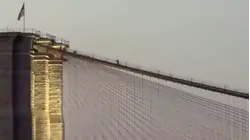 Man Climbs Brooklyn Bridge and Walks Across Suspension Cables