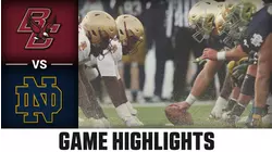 Boston College vs. Notre Dame | ACC Football Highlights (2022)
