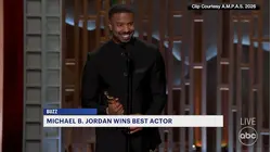 Newark's Michael B. Jordan wins best actor for 'Sinners,' taking home his first Oscar in popular victory