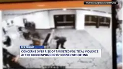 Closed circuit TV captures armed man sprinting through security during White House Correspondents' Dinner