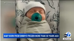 World's 'oldest baby' born from embryo frozen in 1994