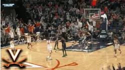 Virginia's Jay Huff Blocks A Shot And The Nails A 3-Pointer