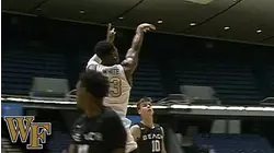 Wake Forest's Andrien White Calls The Bank Before The Buzzer