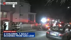 Gas leak sickens 2 children, 1 adult in Upper Darby