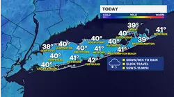 STORM WATCH: Morning wintry mix before rain arrives on Long Island