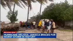 Monster Hurricane Melissa expected to hit Jamaica overnight