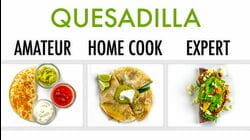 4 Levels of Quesadilla: Amateur to Food Scientist