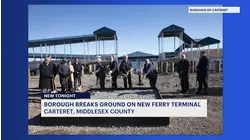Carteret breaks ground on new ferry terminal building