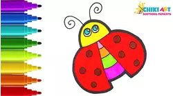 Ladybird In A Moonlit Journey