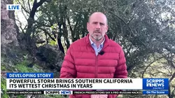 Powerful holiday storm lashes Southern California and brings flash floods, mudslides