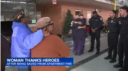 Chicago apartment fire victim thanks firefighters who saved her life