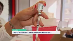 Flu cases surge across the country