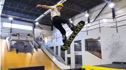 Indoor Ski Flipping