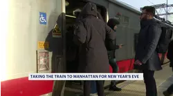 Connecticut residents take the train to - and from - Manhattan for New Year's Eve celebrations