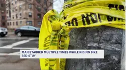 Police: Man stabbed multiple times by female while riding bike on Bed-Stuy NYCHA housing grounds