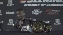 GLORY 36 Collision - Cedric Doumbe post-fight press conference