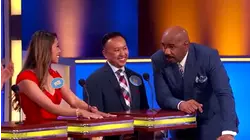 Steve Harvey finds out why Vicki fell for Thai! | Family Feud