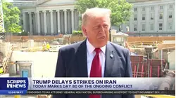 Trump says he delayed strikes on Iran after request from Arab allies.