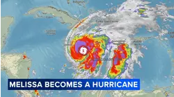 Melissa becomes 5th hurricane of Atlantic season