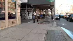Quiet Canal Street without illegal vendors day after ICE crackdown in Chinatown