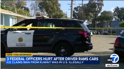 3 federal officers injured after man rams car to evade arrest in San Diego, ICE says