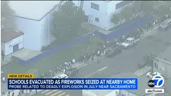 Fireworks removed from East LA home, prompting school evacuations