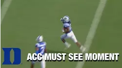 Duke's Mataeo Durant Takes Off On Big TD Run | ACC Must See Moment