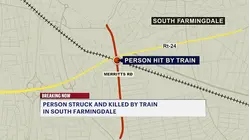 LIRR service on Ronkonkoma Branch partially suspended after person fatally struck by train near Bethpage