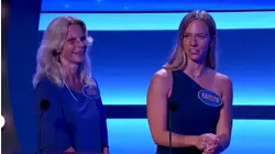 Kristine and Kevin take a shot at $20,000! | Family Feud