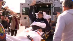 Officer hurt in funeral crash leaves hospital