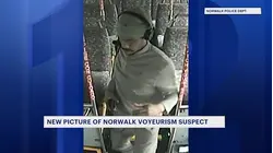 Police release new images of man accused of recording under a woman's dress at South Norwalk train station