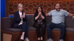 Jackie Tohn and John Michael Higgins vs. Jane Lynch and Colton Dunn