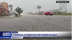 Tropical Storm Arthur forms in the Gulf