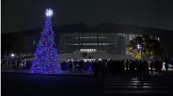 Fresno City Hall kicks off holiday season with tree lighting ceremony