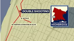 Two people shot inside a building in Highbridge