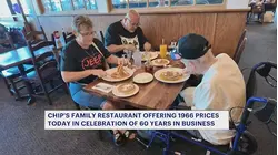 Chip's Family Restaurant celebrates 60 years with throwback prices