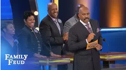 This PECK ain't on the CHEEK!!! | Family Feud
