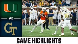Miami vs. Georgia Tech | ACC Football Highlights (2022)